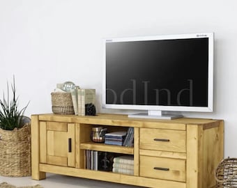 Mobile TV in legno chiaro