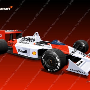 Mclaren MP4/4 poster