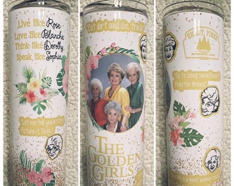 Golden 20oz Insulated Skinny Sublimated Tumbler