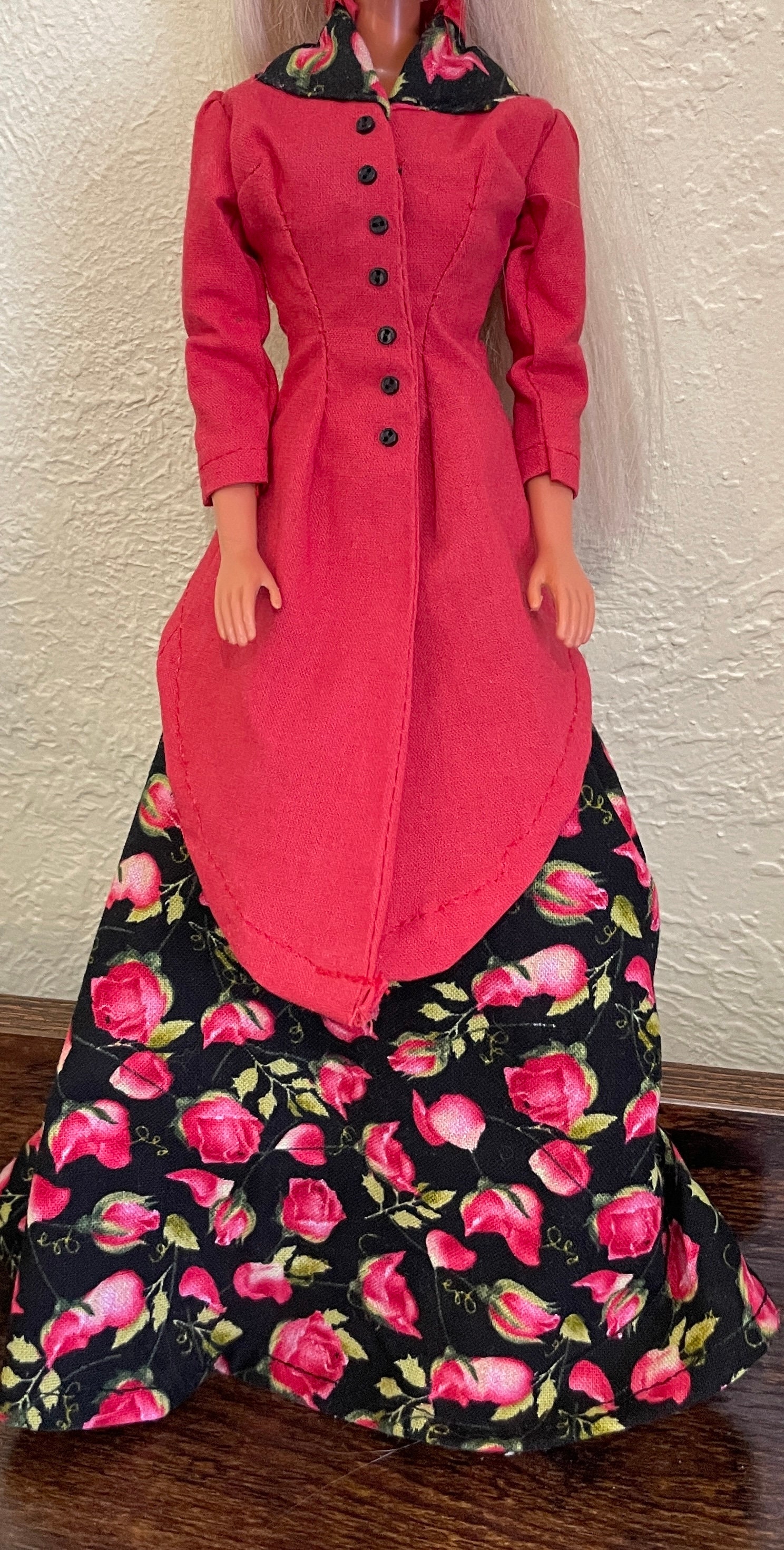 Beautiful Victorian fashion doll  Dresses/Outfits with bustles. Must See!!!!!! Fits 11 1/2 in dolls