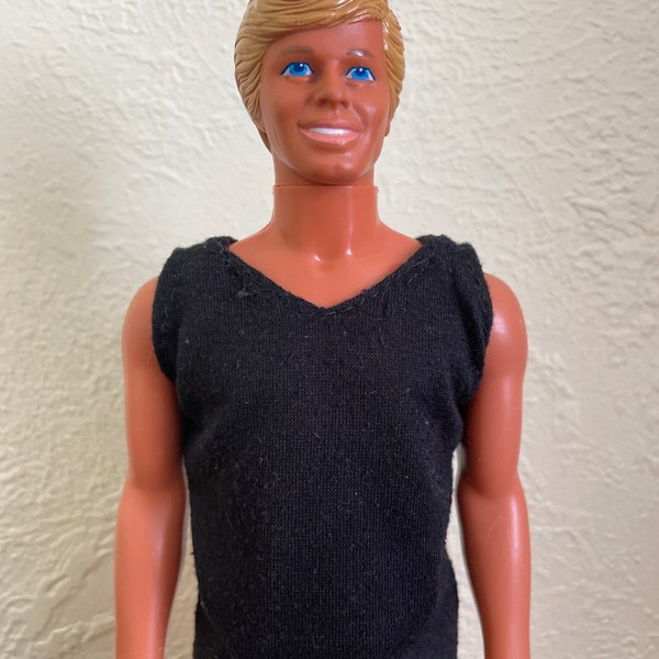 MACHO Ken doll tank top t-shirt fits original and broad plus size Ken brown,red, white, black