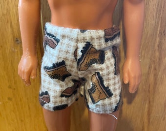 Male fashion doll boxers 6 patterns