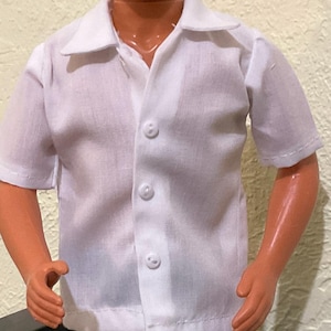 Male fashion doll dress shirts- 10 colors will fit 12 in dolls