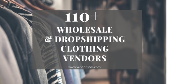 Wholesale & Dropshipping Clothing Vendors List for Boutiques | Etsy