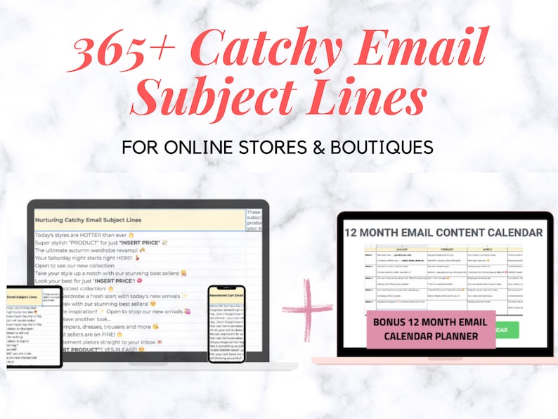 365 Best Catchy Email Subject Lines and Best Email Subject Etsy