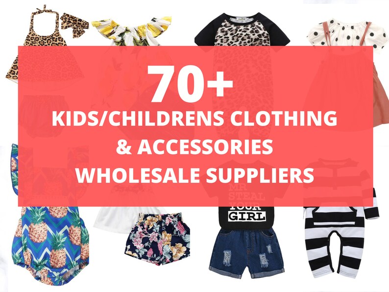 Kids Children Clothing Wholesale and Drop shipping Vendor List Etsy