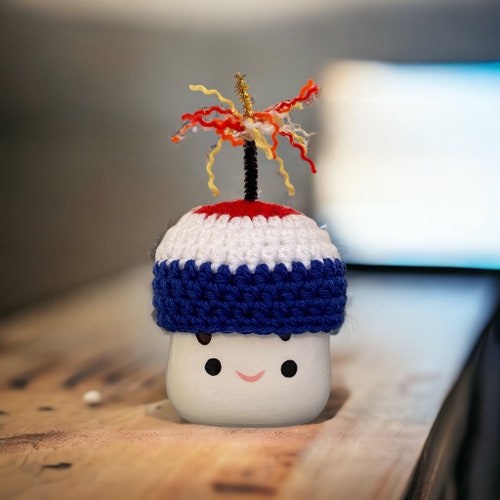 Marshmallow Mug Hat Valentine Braids Hat Etsy