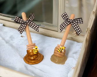 Faux Honey Dipper for Farmhouse Decor,