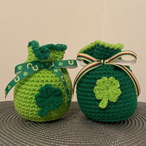 Saint Patrick Crochet Gift Sack