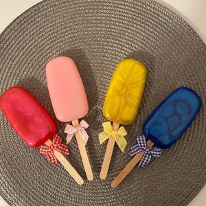 Resin colorful popsicles