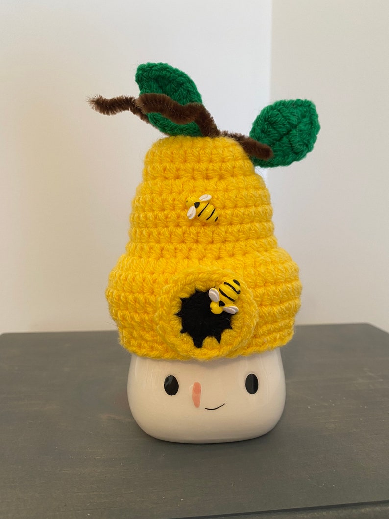 Marshmallow Mug Hat Beehive Etsy