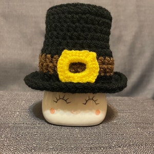 Marshmallow mug hat Thanksgiving Pilgrim
