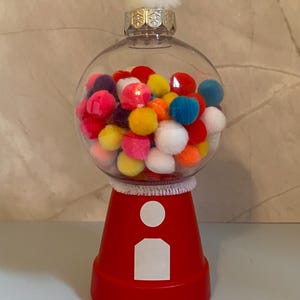 Handmade Gumball Machine: Whimsical Candy Decor