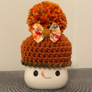 Marshmallow mug hat fall decor