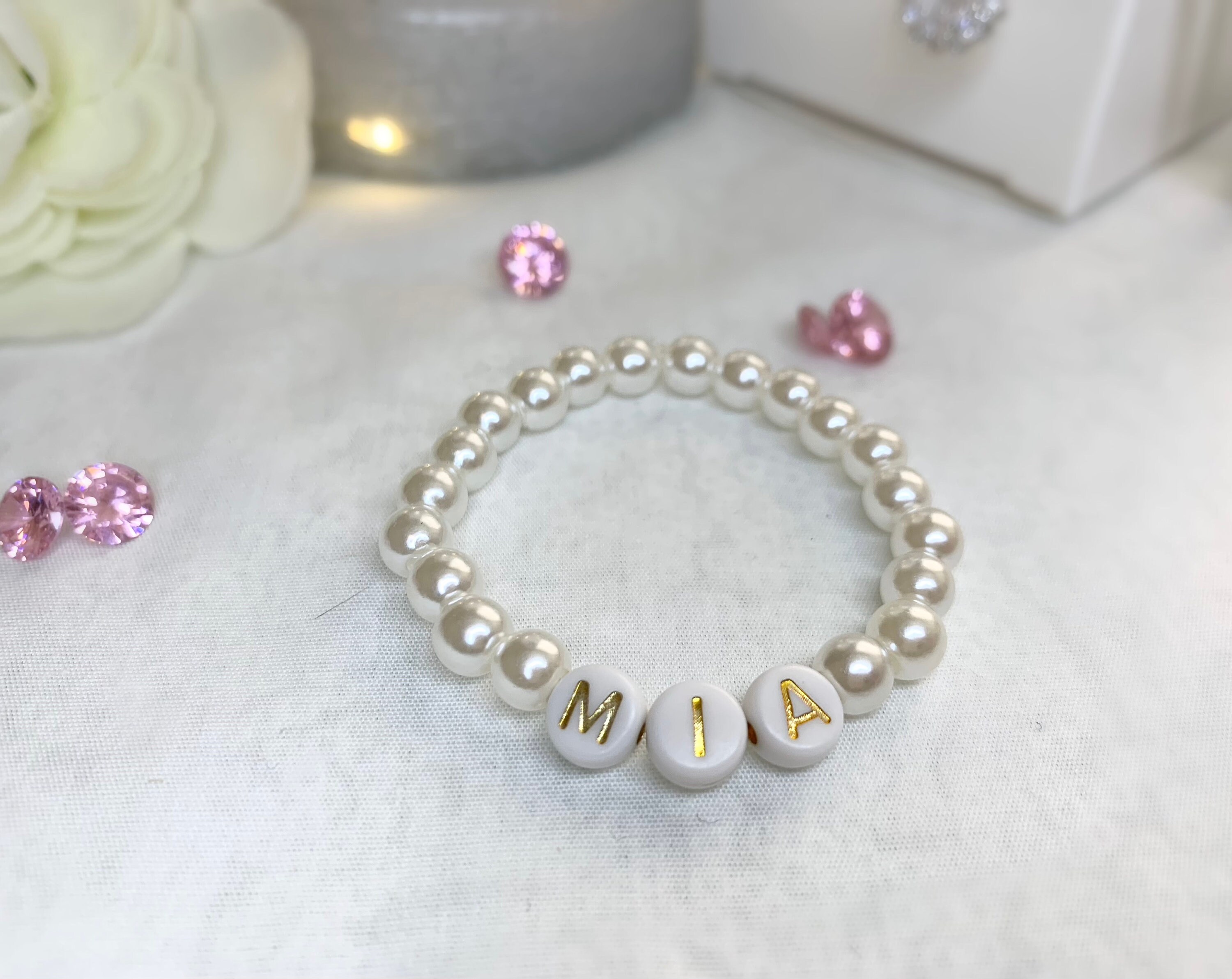 Baby Bracelet Infant Bracelet Newborn Bracelet Personalized Etsy UK