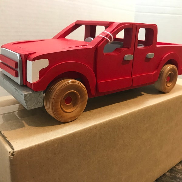 Bright Red Ford F-150 Pickup