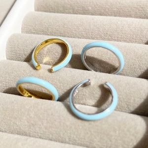 Pop of Colour Ear Cuffs