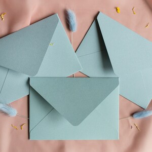 Busta Carta da zucchero fatta a mano per partecipazioni matrimonio, inviti Battesimo, rettangolare o quadrata