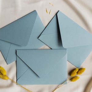 Busta Carta da zucchero scuro fatta a mano per partecipazioni matrimonio, inviti Battesimo, rettangolare o quadrata