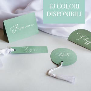 Segnaposto matrimonio | segnaposti | tag | segnaposto da scrivere a mano