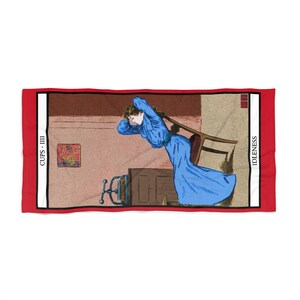 Müßiggang – 4 der Kelche aus dem Womanhood Revisited Tarot von François Isabel