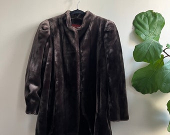 Vintage 1980s Sasson Faux Fur Jacket M / L