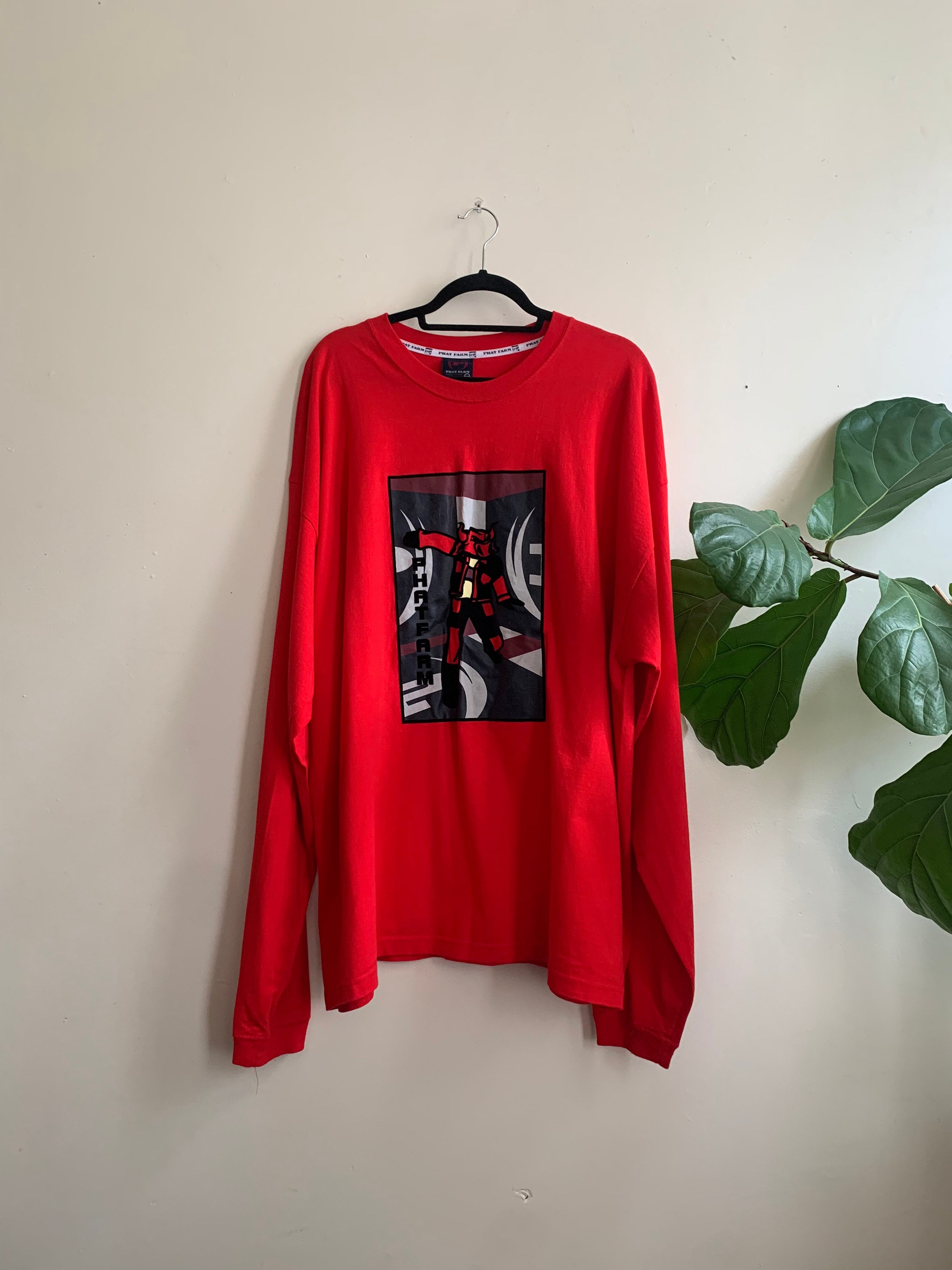 Vintage 1990s Phat Farm Bull Longsleeve XXXL - Etsy
