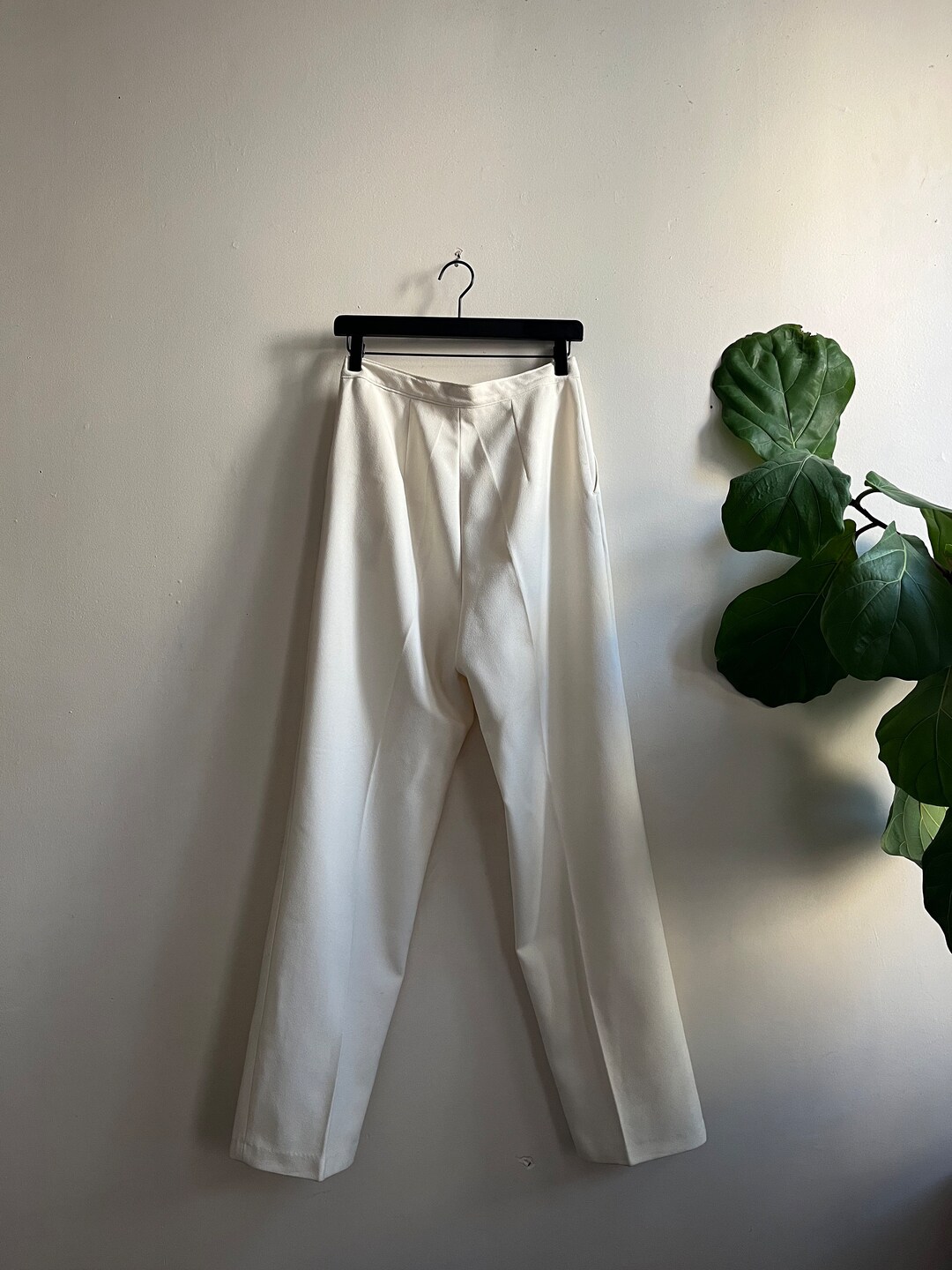 Vintage 1970s Cream White Pant Sears 10 - Etsy