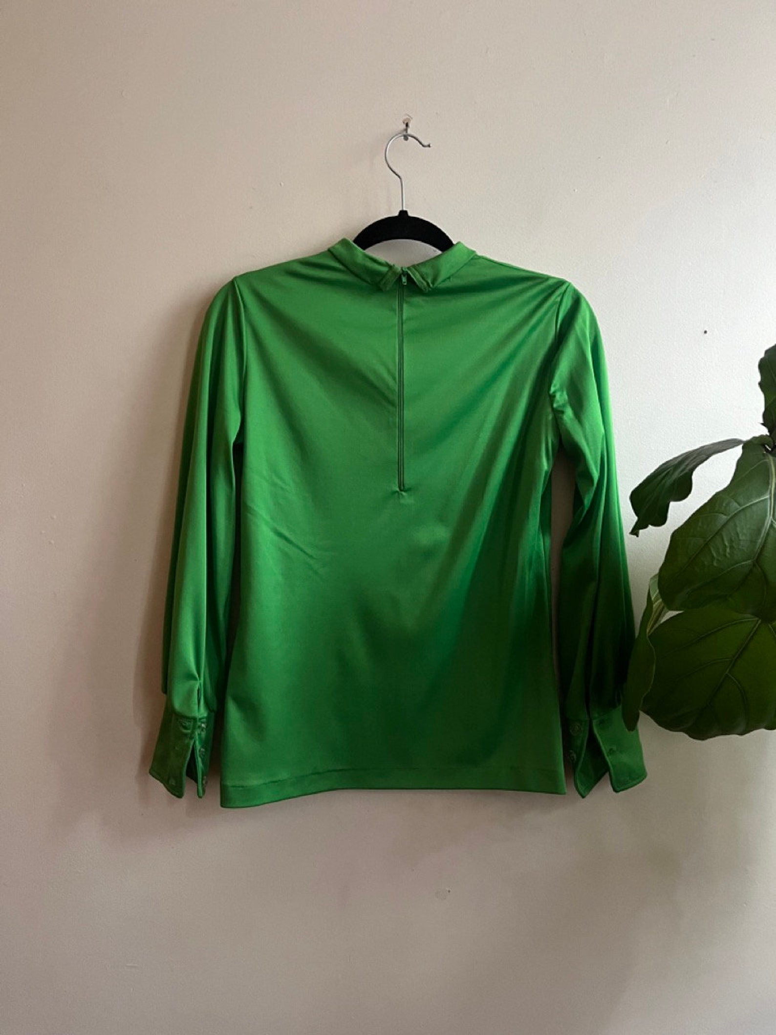 90s Funk Turtleneck In Green