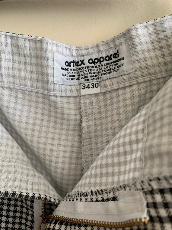 Vintage 1990s Checkered Pant ( 34 x 30 ) - image 5