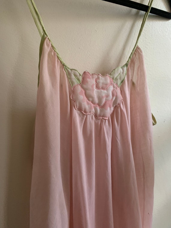 Vintage 1970s Flower Dress Large - image 2