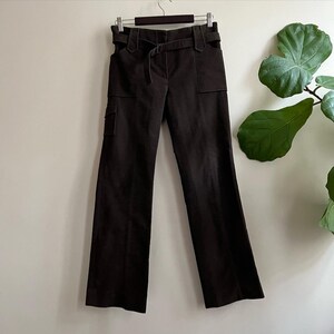 Vintage 1990s Wool Cargo Trouser 6 Searle