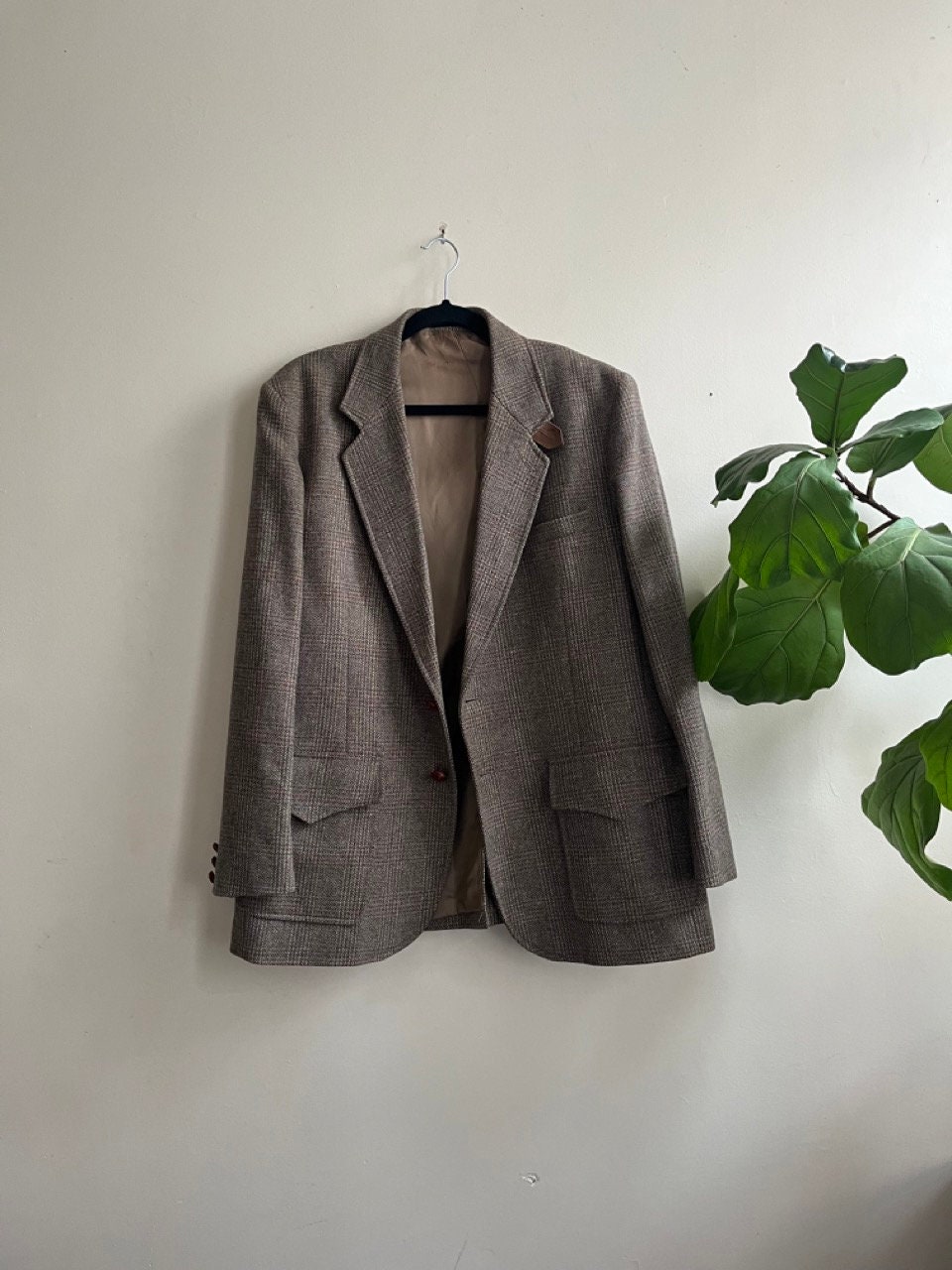 Vintage 1990s Tweed Sportcoat Christopher Dawes 44 - Etsy