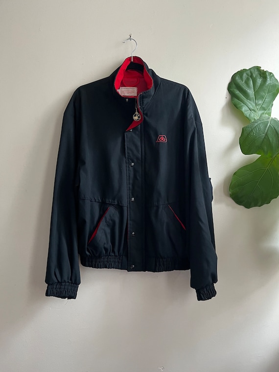 1980s King Louie Pioneer Seed Bomber Jacket XL