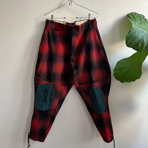 Antique 1940s Distressed Hunting Trouser S