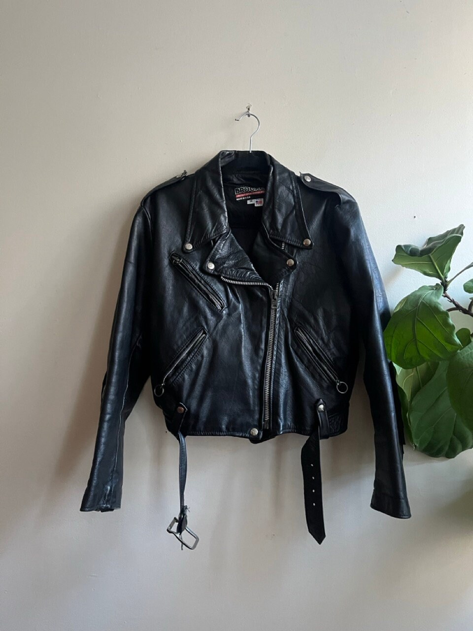 Vintage 1980s Fringe Leather Jacket Brooks 38 - Etsy Vintage 1980s Fringe Leather Jacket Brooks 38 - Etsy
