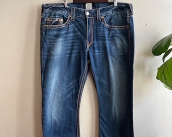 Y2K True Religion Jeans w/ Brown Stitching 40