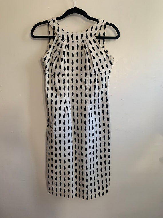 Vintage 1960s dress, Minny Ross, trippy print dre… - image 1