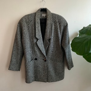 Vintage 1980 Structured Jacket Blazer by Kamae Large