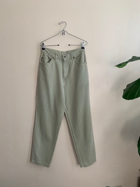 Vintage 1990s Green Jean by Chic