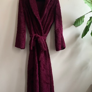 Vintage 1970s Fuzzy Robe Medium A Borg