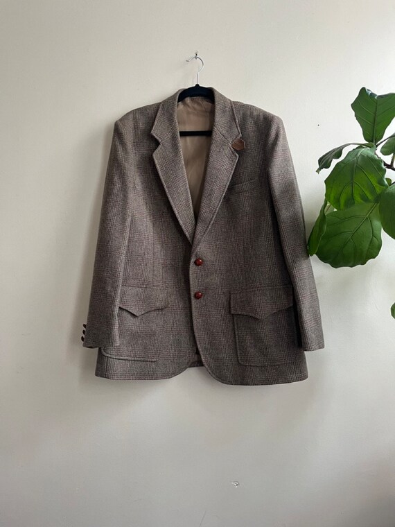 Vintage 1990s Tweed Sportcoat Christopher Dawes 44