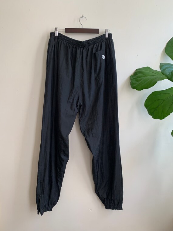 Vintage 1990s Drawstring Windbreaker Pant Frankli… - image 2