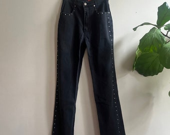 Vintage 1990s Rhinestone Jeans Lawman 7