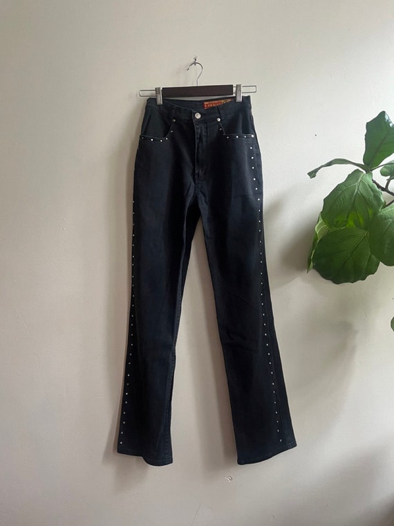 Vintage 1990s Rhinestone Jeans Lawman 7