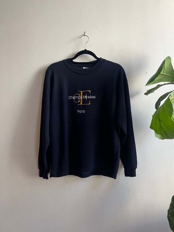 Vintage 1990s Champs Elysees Crewneck Medium