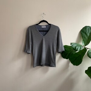 Vintage 1990s Ribbed Crop Top S-L