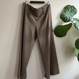 Vintage 1980s Wide Leg Sailor Pant 16