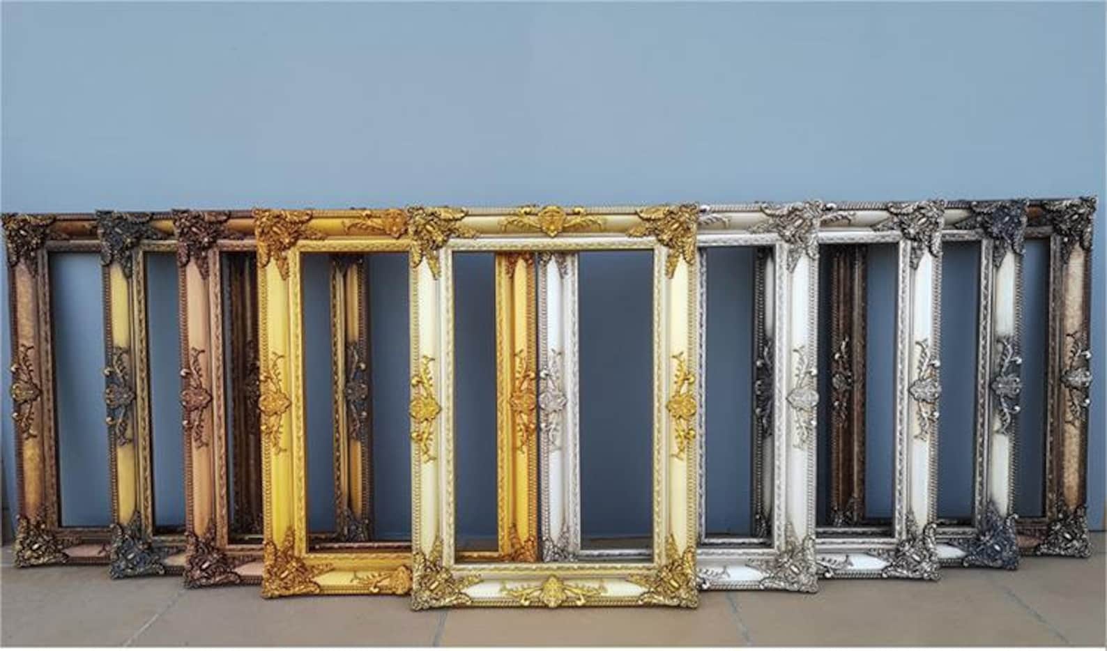 Handmade Floating Frame Black Custom Floating Frames, Handmade Vintage Frame,stunning Ornate ...