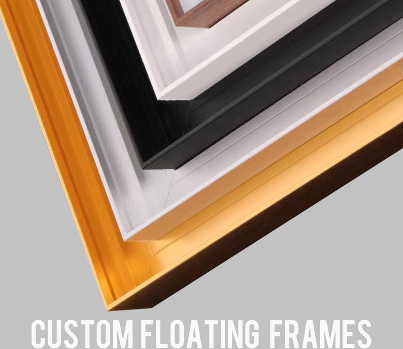 Custom Floating Frames Floater Frame for Canvas Paintings Etsy